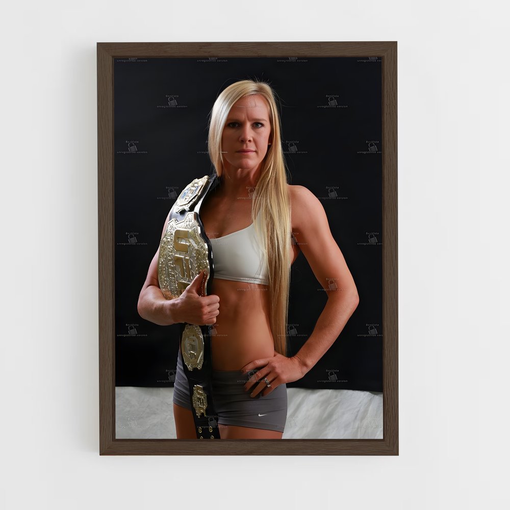 Poster Holly holm ambition – affiche MMA (vue 5)